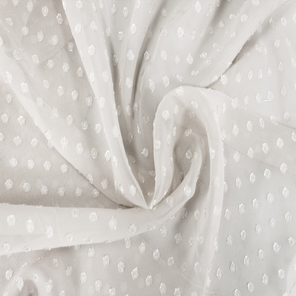 Dotted Jacquard Ivory