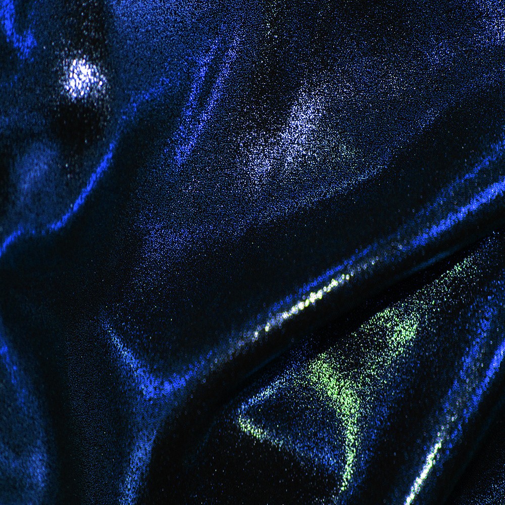 Superior Georgette Foil Black Royal