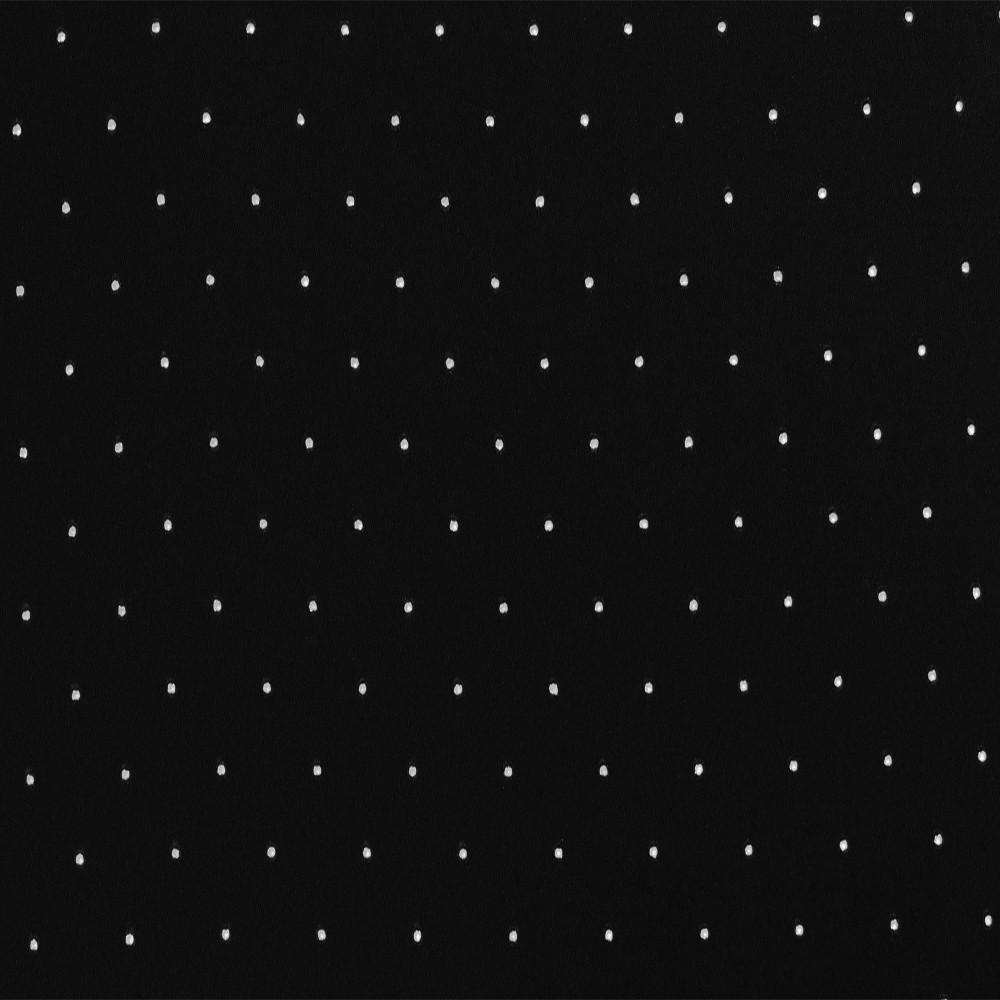 Superior Georgette With Metallic Spot Black Silver