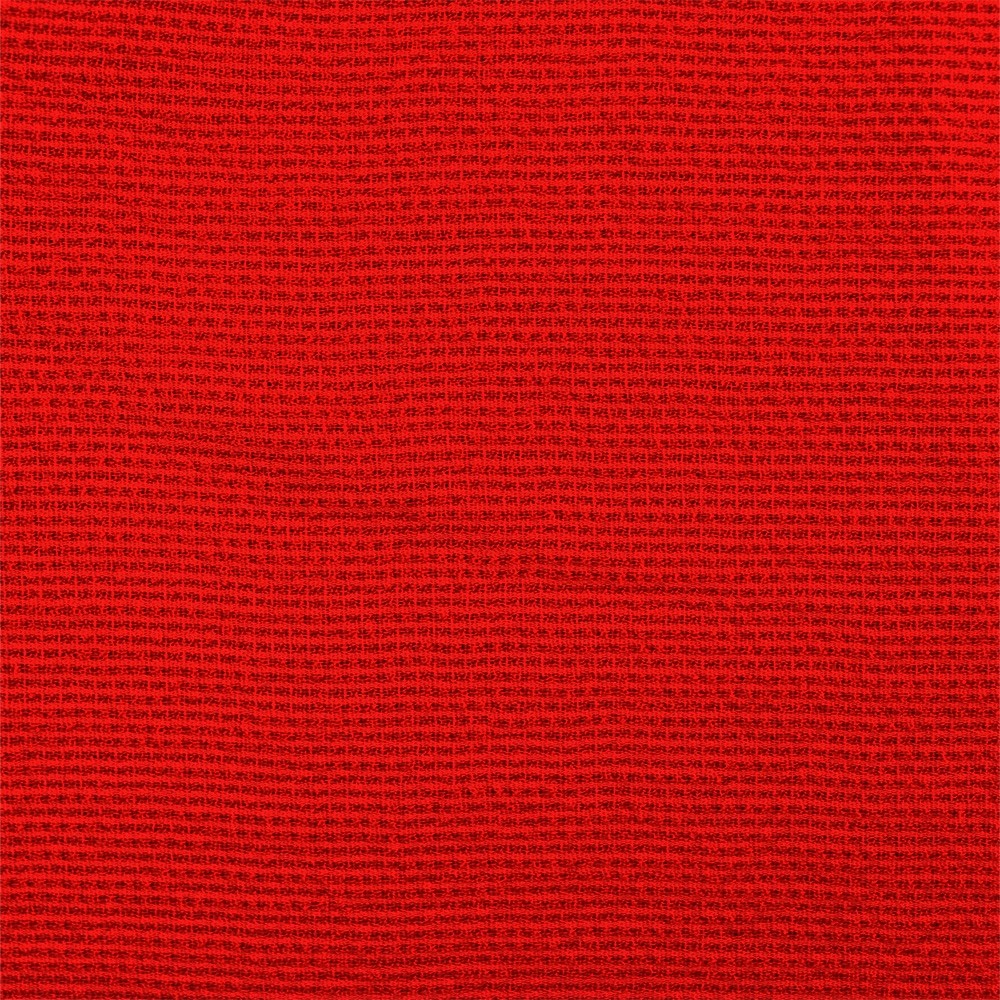 Waffle Georgette High Risk Red