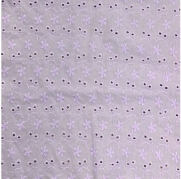 Cotton Embroidery Lilac